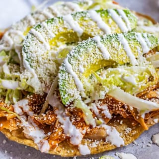 Tostadas Pollo