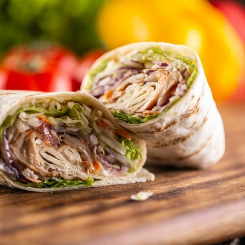 Chicken Honey Mustard Wrap.
