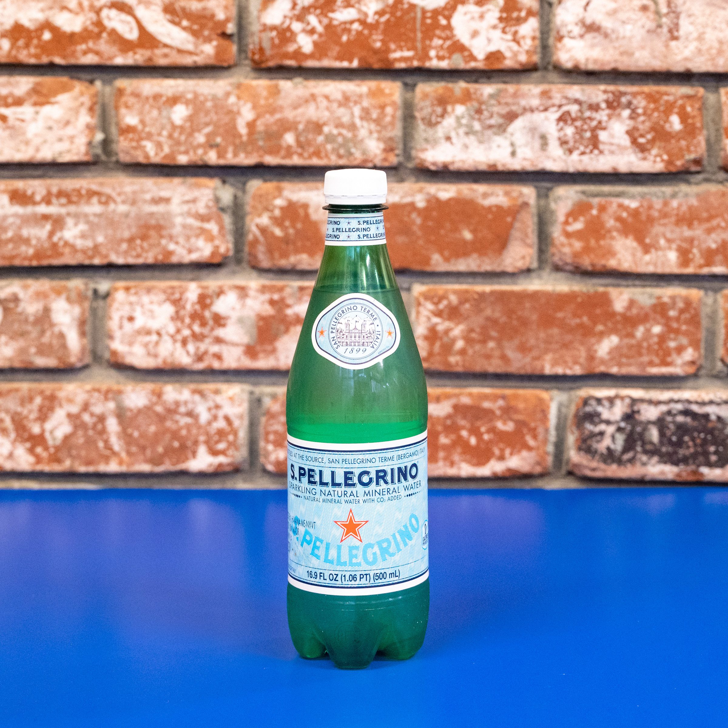 San Pellegrino Sparkling Water.