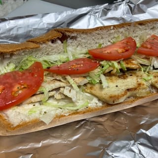 Small Grilled Chicken Breast Sub 12"