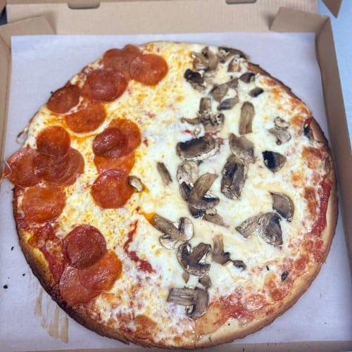 12" Gluten Free Pizza.