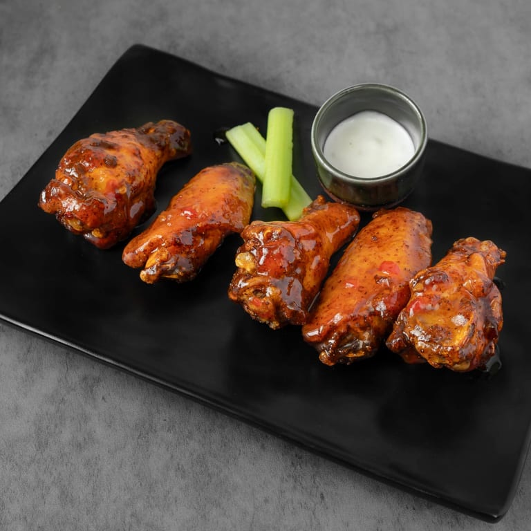 Mango Habanero Wings 🍗🔥🥭