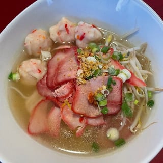 Thai Style Noodles with BBQ Pork