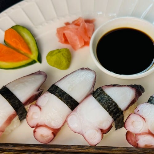 Octopus Nigiri.