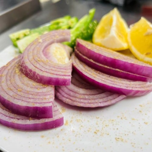 Indian Onion Salad.