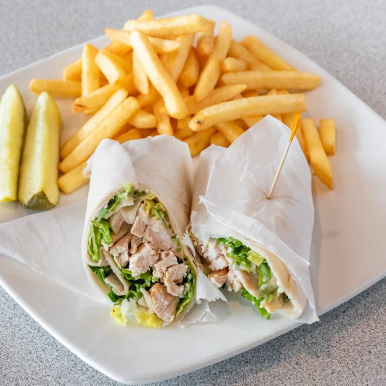 Fresh & Flavorful: Chicken Caesar Wrap