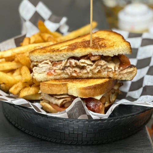 Turkey Melt Sandwich.