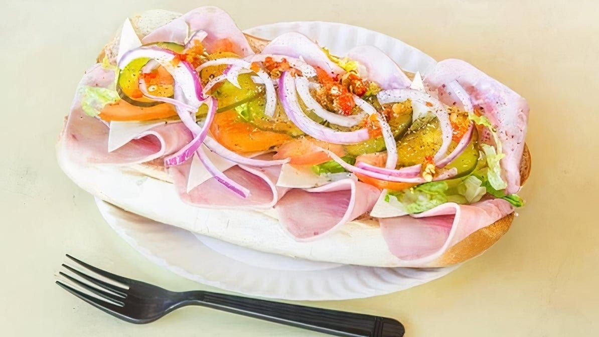 Ham & Cheese Sub.
