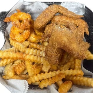 4 Wings & 5 Shrimp