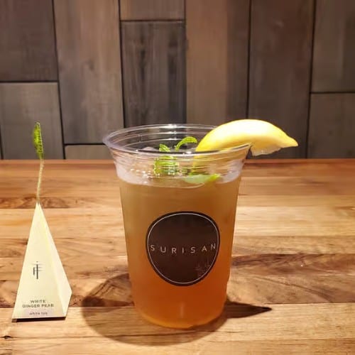 Tea Forte Ginger Pear Iced Tea.