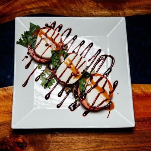 Mozzarella Caprese Salad.