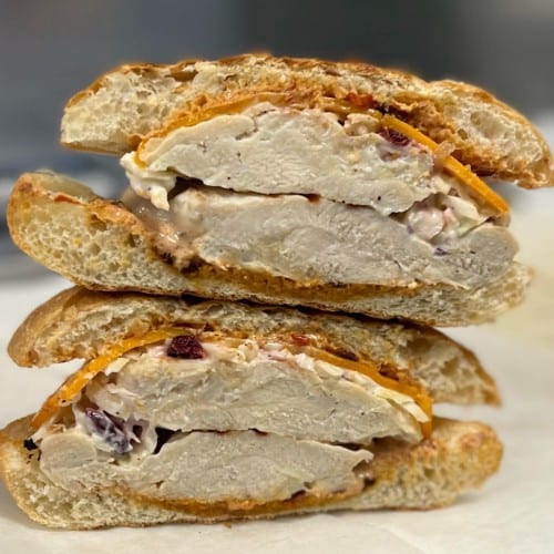 House made Chicken Salad Sandwich.