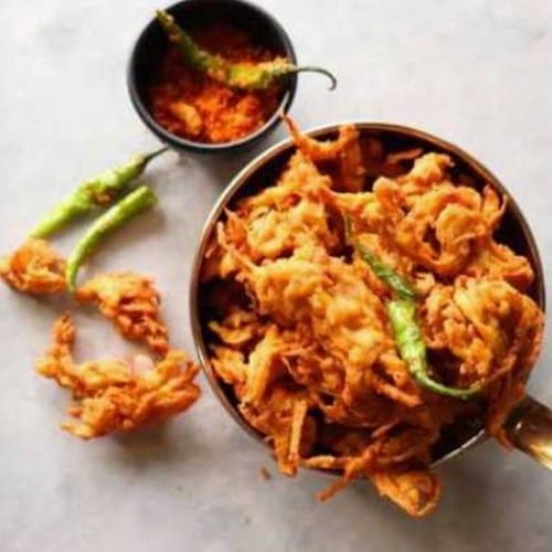 Onion Pakoda.