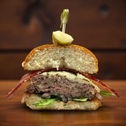 Double Bacon Cheeseburger.