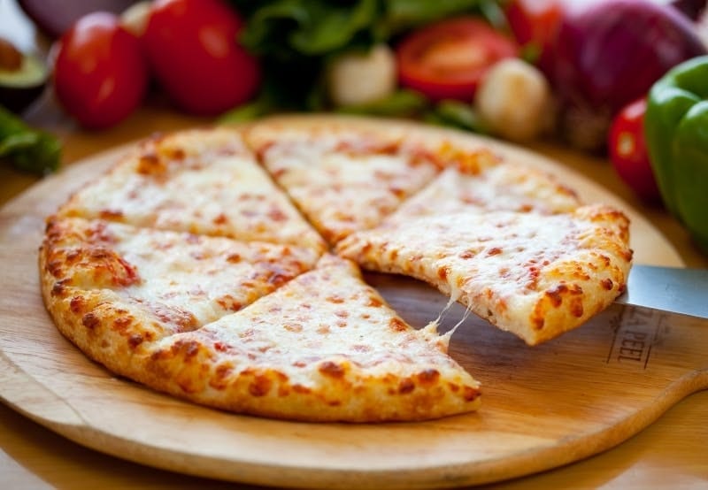 Plain Cheese Pizza.