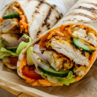 Chicken Cutlet Wrap