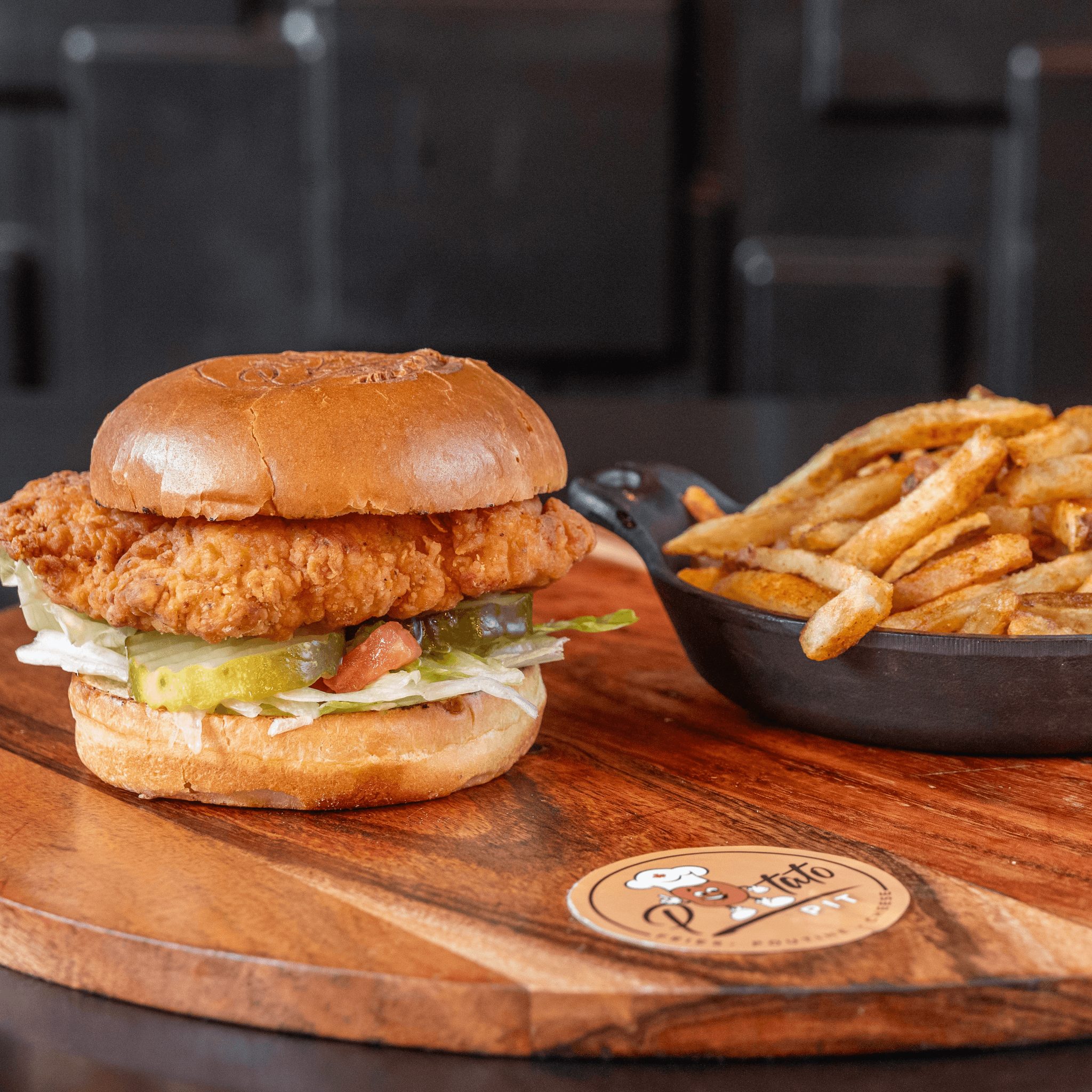 Classic Chicken Burger.