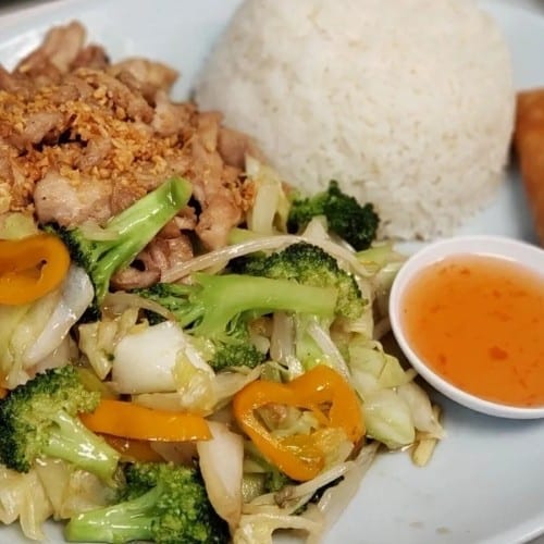 Lunch D - Garlic Stir-Fry.