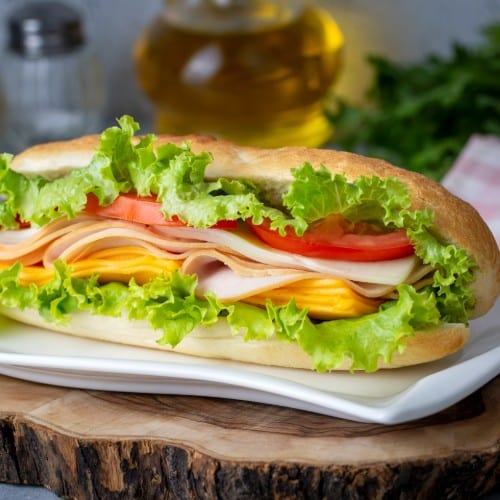 Grilled Ham & Cheese Sandwich.