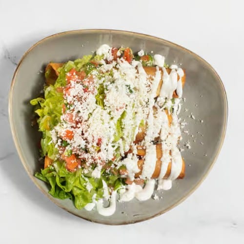 Chicken Chipotle Flautas.