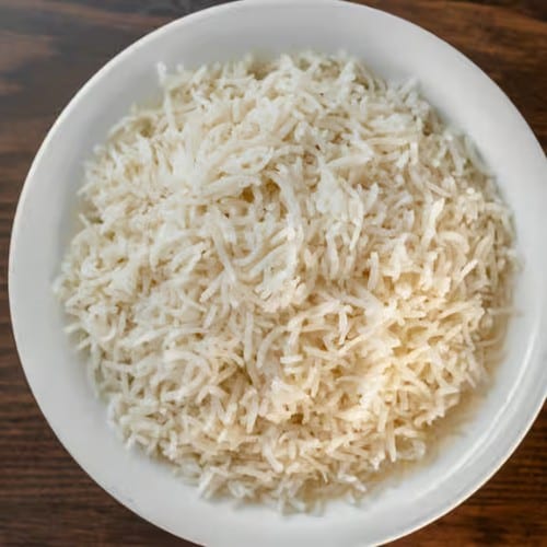 Plain Basmati Rice.