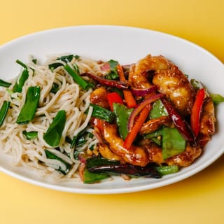 Shaken Firecracker Prawns