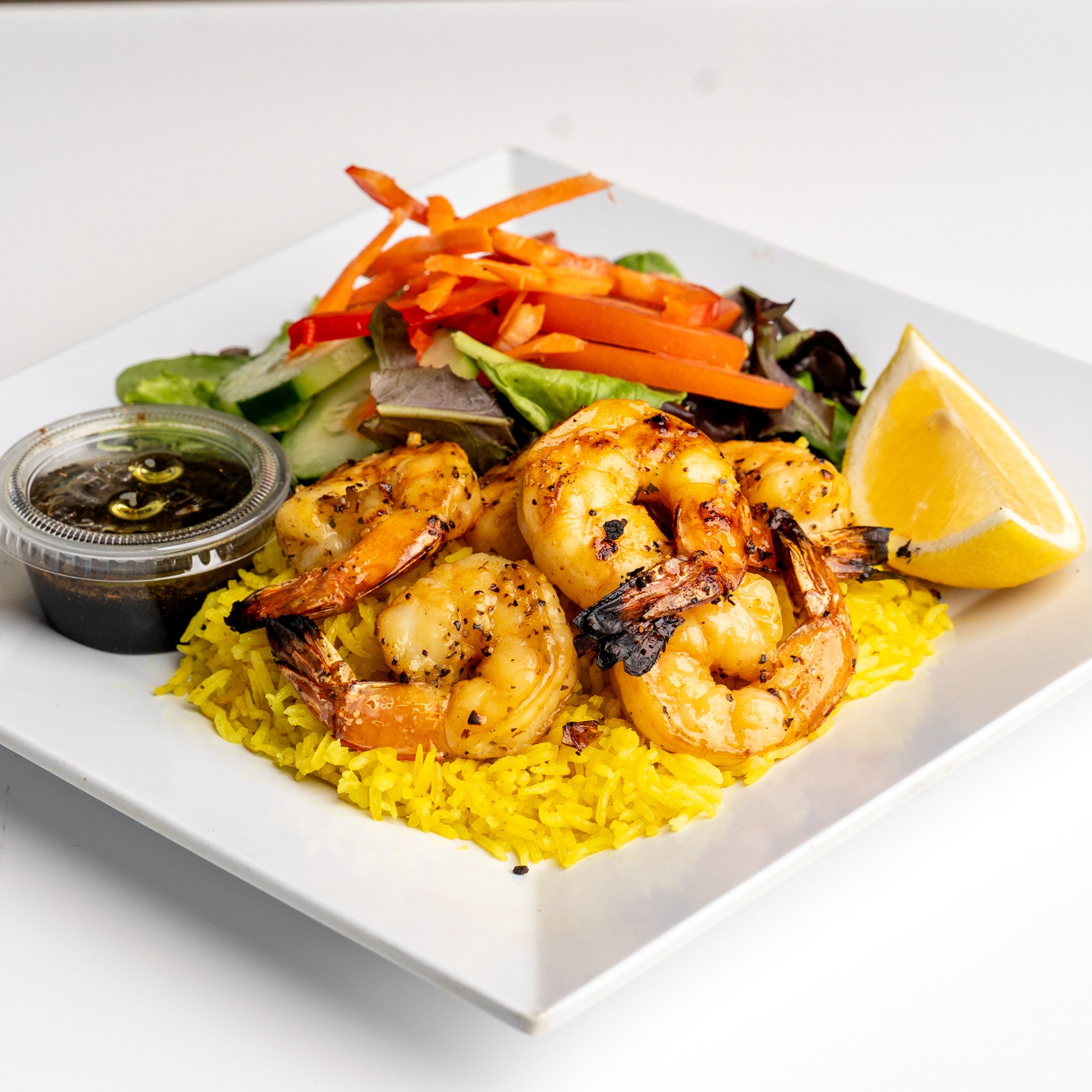 Grilled Shrimp Entrée.