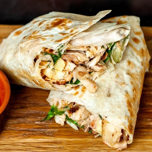 Mexicano Chicken Burrito.