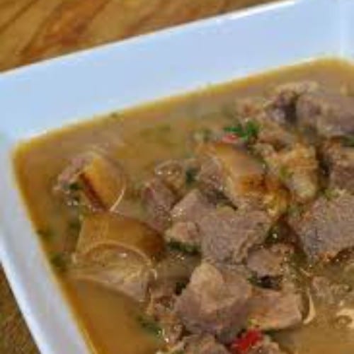 Pepper Soup with Assorted Meats.