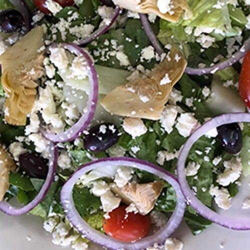 Large Mediterranean Salad.