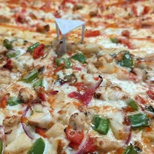 Buffalo Chicken Pizza.