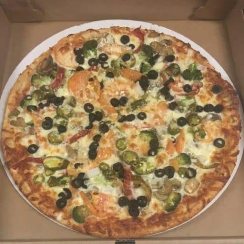 Veggie Combo Pizza Large.