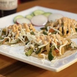 Vegetarian Tacos Poblanos
