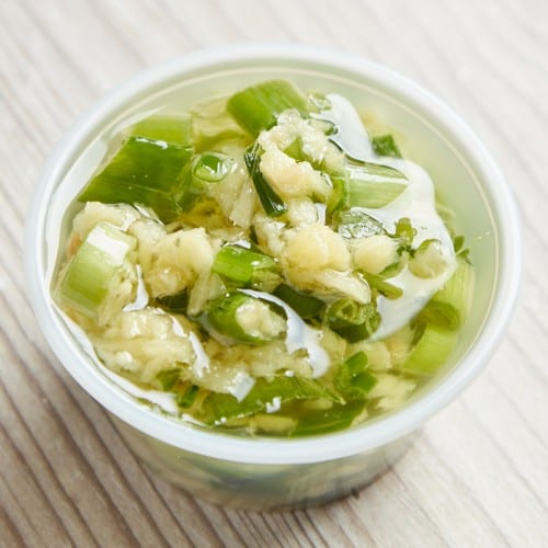 Ginger Scallion Sauce.