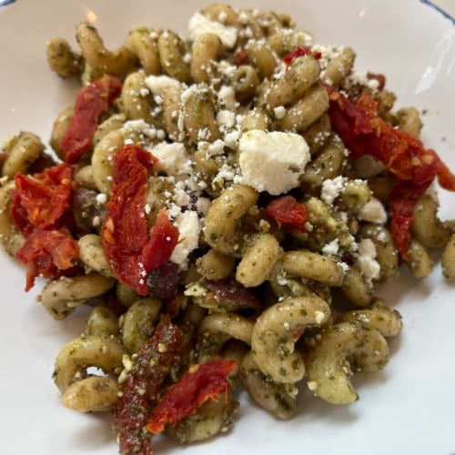 Basil Pesto Pasta Salad.