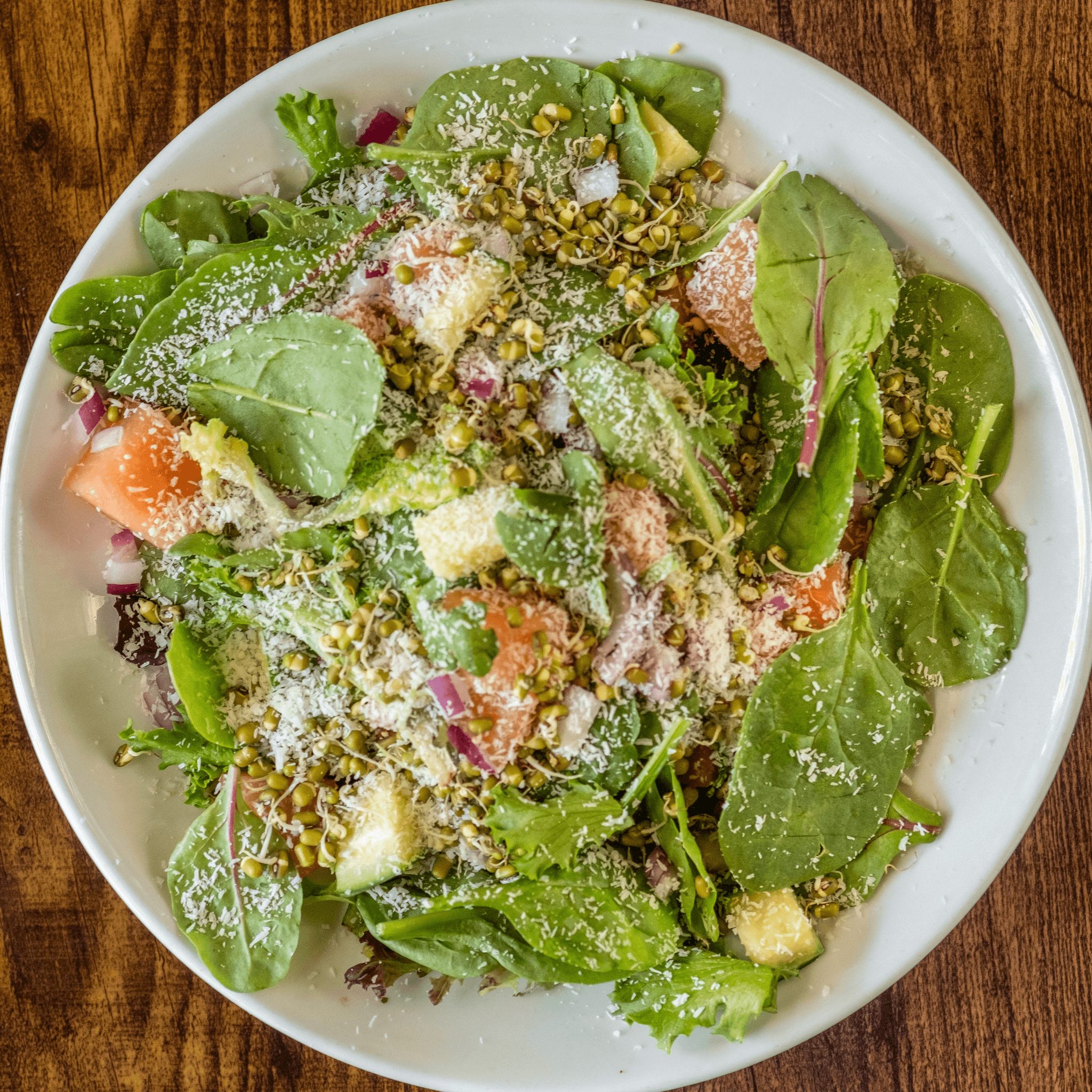 Mung Sprout-Grapes Salad.