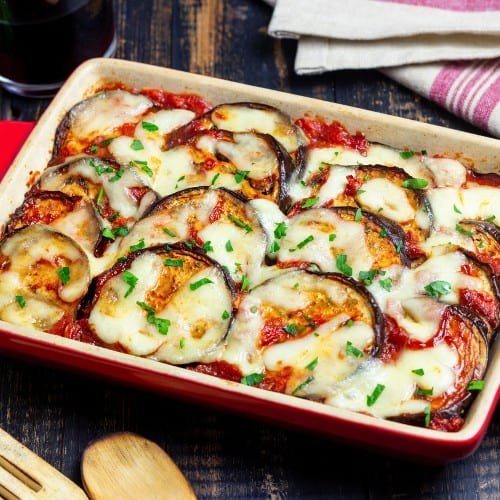 Eggplant Parmesan.