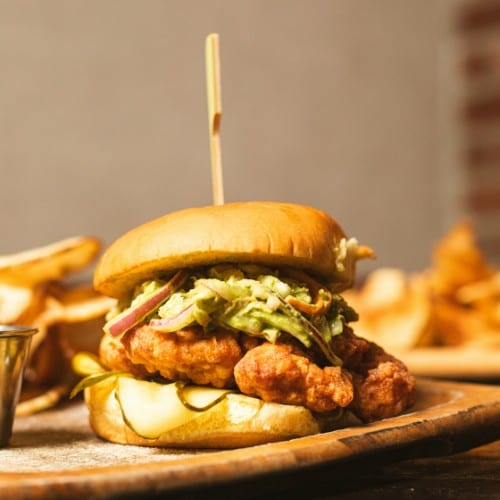The Classic Chicken Sandwich.
