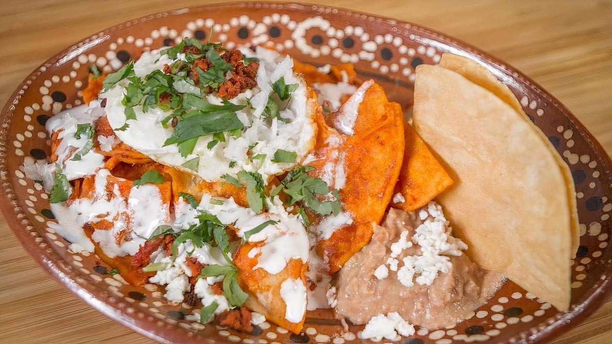 Chilaquiles Sencillos.
