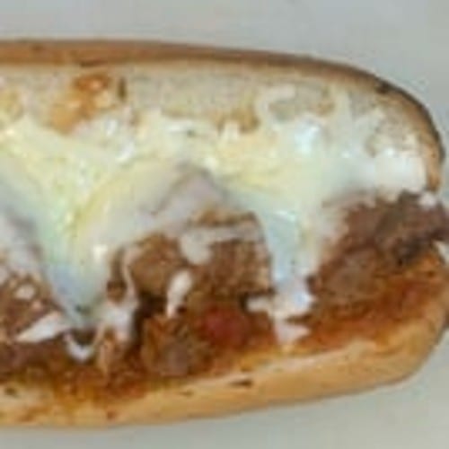 Sausage Parmigiana Sub.