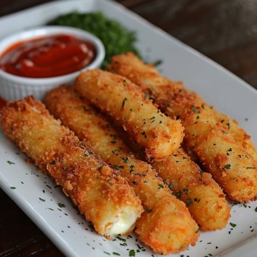 Mozzarella Cheese Sticks.