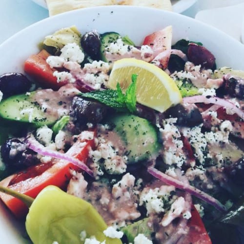Authentic Greek Salad.