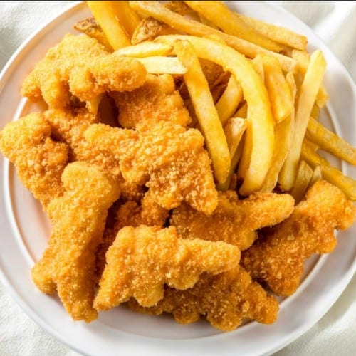 Chicken Dinosaurs Kid's Lunch.