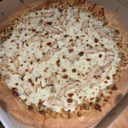 Alfredo Chicken Pizza (16" Large).