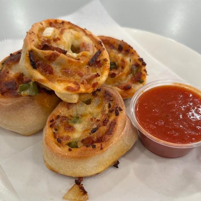 3 Sausage Pizza Knots.