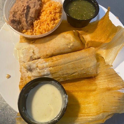 Tamale plate.
