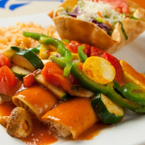 155. Enchilada Vegetales.