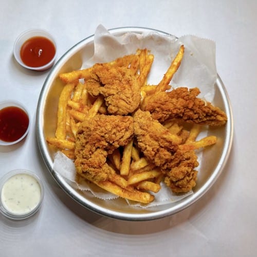 Chicken Tenders Basket.