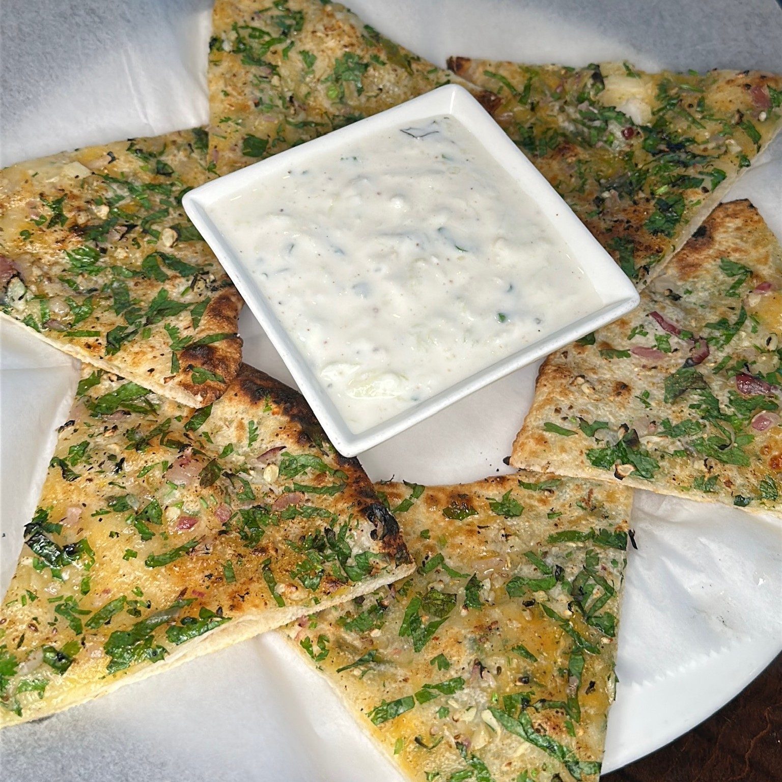 Garlic Naan.