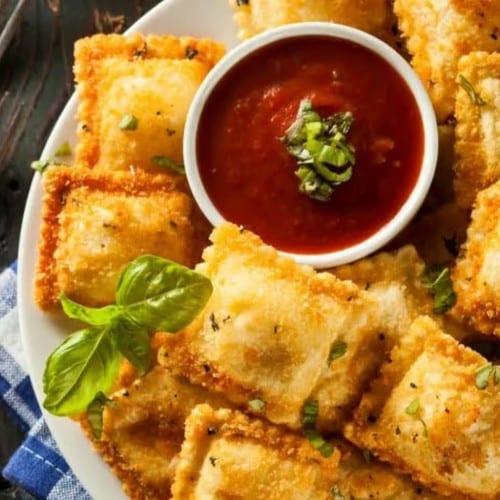 Fried Cheese Ravioli.